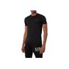 Emporio Armani EA7 SS23 Solid Logo Pullover Short Sleeve T-Shirt Men Tops Black 3RPT41-PJNTZ-1200