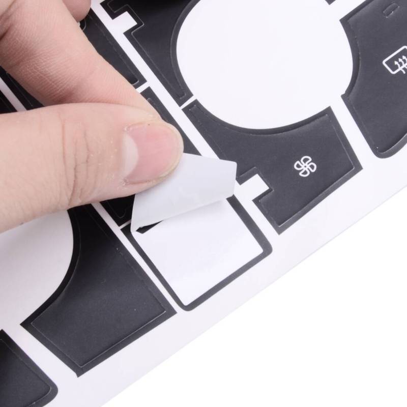 Air Conditioner A/C Button Repair Sticker Decal Set Fit for Opel Astra J Vauxhall Holden