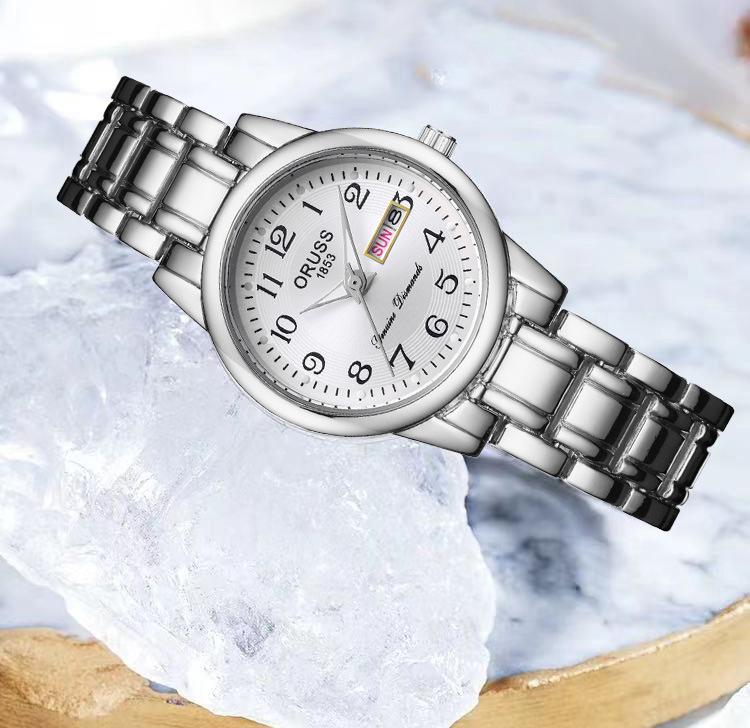 Through The Digital Model, The Elderly Watch Is Simple, Atmospheric Calendar, Quartz Watch, Waterproof Women'S Watch