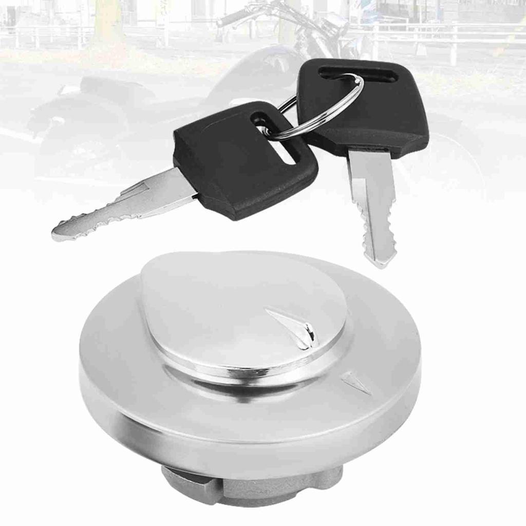 Motorcycle Fuel Gas Cap Tank Cover with 2 Keys for VT750RS Shadow RS 2010 To 2011