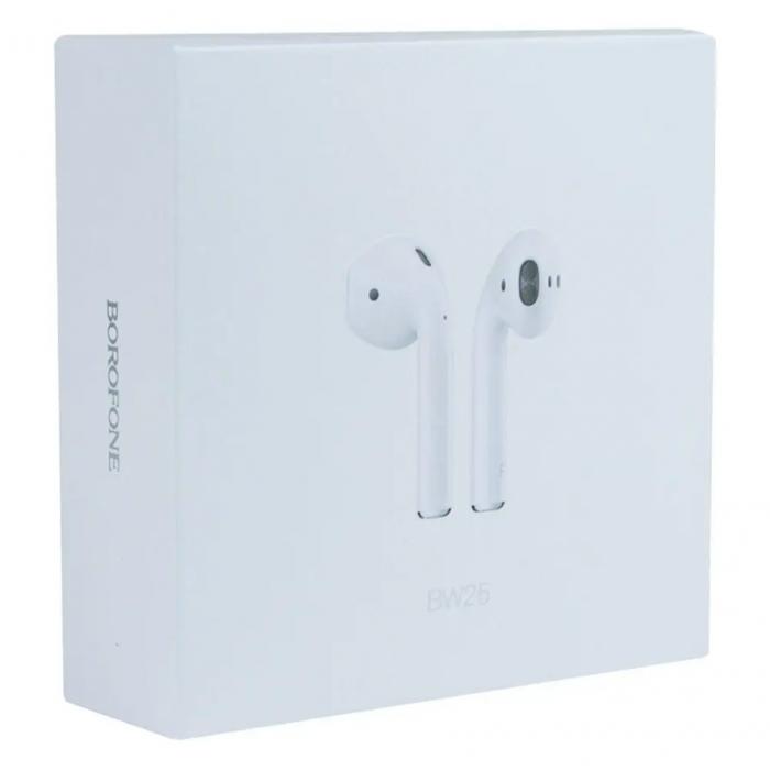 Kabelloser Bluetooth-Kopfhörer BOROFONE BW25 im Etui mit Touch-Steuerung Weiß