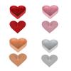 Heart-shaped Corn Starch Tapper Box Leak-Proof Powder Container Anti-Stick Dusting Tool for Polymer Clay