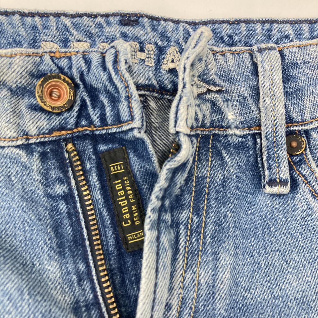 DENHAM 2017 ALEX GRNA Wide Leg Fit Indigo Pants Bottoms 23 blueUsed