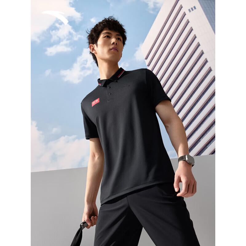 ANTA Men s Moisture-Wicking Quick-Dry Polo Shirt M