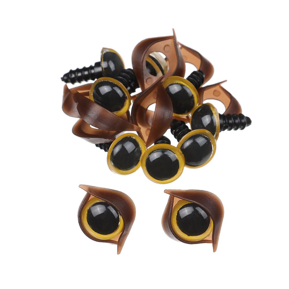 10pcs/5pairs High Quality Plastic  Parts Puppet Crystal Eye Dolls DIY Tools Eyes Crafts Bear Animal Accessories