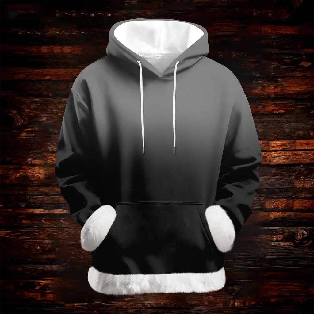 Damen Casual Mode Print Langarm Kapuzenpullover Top