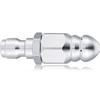 3 Pieces Kitchen Drain Washer Nozzles Sewer Hose Cleaning 1/4 Inch Stainless Steel Spray Nozzles Replacement Sprayers