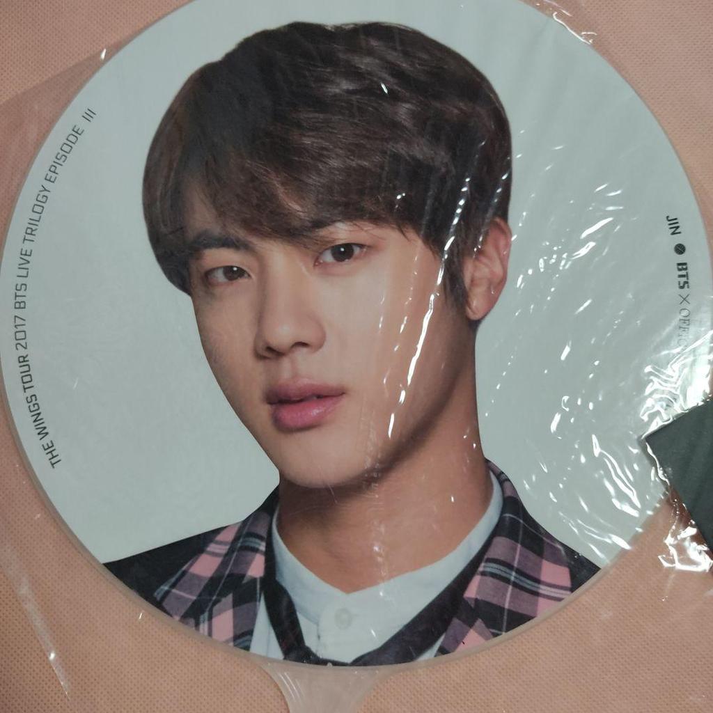 [USED] JIN WINGS Fan Flag MAGIC SHOP MS BTS