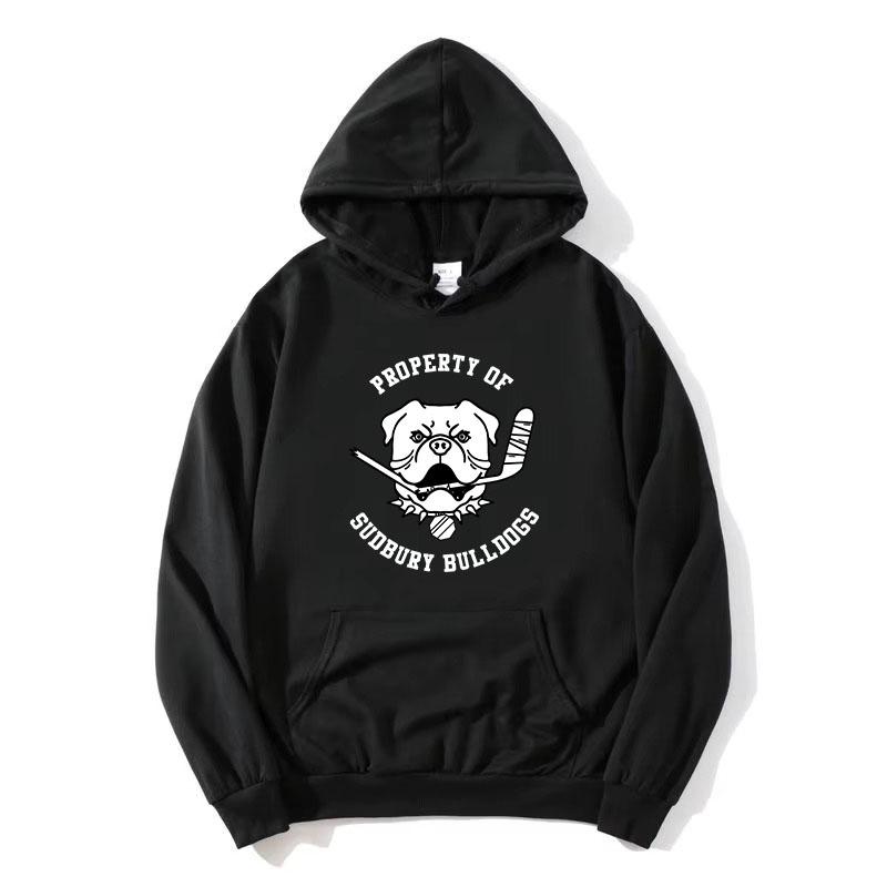 Property of Sudbury Bulldogs Hoody SHORESY 69 Graphic Print Merch Hooded Sweatshirts Long Sleeve Fashion Women Men Tops