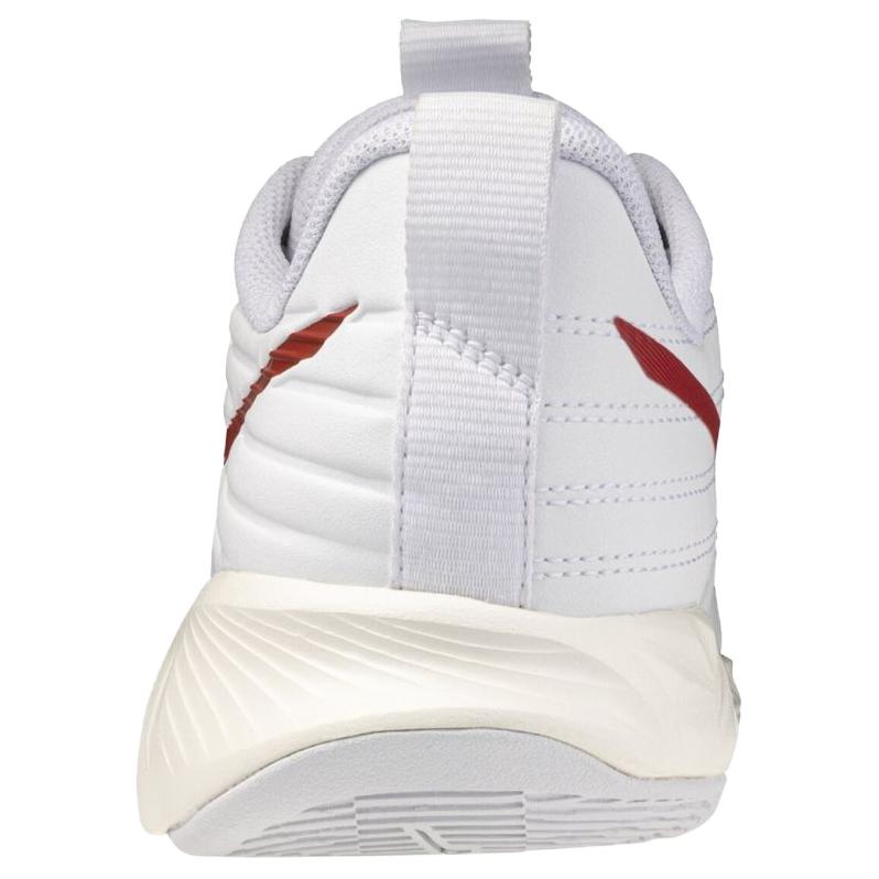 Mizuno Wave Momentum Pro Comfortable Durable Supportive Low-Top Volleyball Shoes Women sneaker White Red V1GC254073