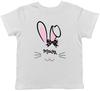 Personalised Pink Hairbow Bunny Ears Childrens Kids T-Shirt Boys Girls