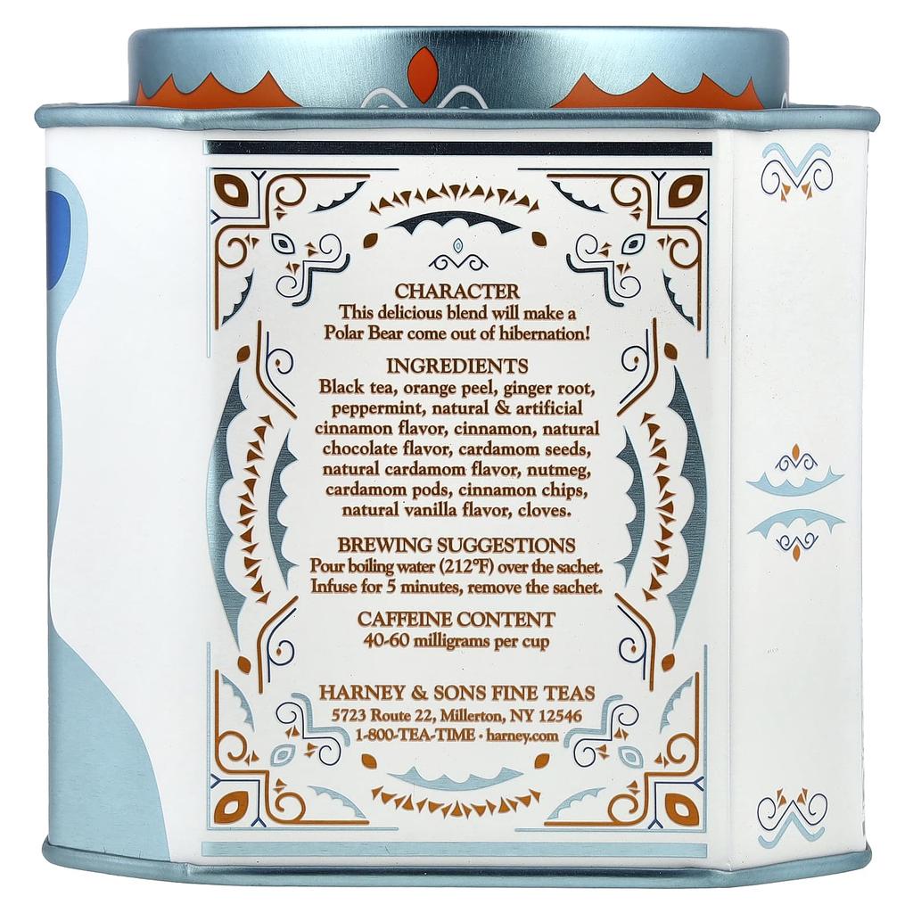 Harney & Sons, Black Tea, Chocolate Cinnamint, 30 Packets, 75g (2.67oz)