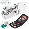 Portable Handheld Sewing Machines Kit Stitch Sew Needlework Cordless Clothes Fabrics Electric Sewing Machine with 27PCS Sewing