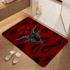 Dark Baphomet Pentagram Art Indoor Rug Soundproof Shockabsorbing Carpet For Office Study Home Decor Memorial Gift