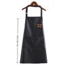 Grembiule in Pelle PU Unisex da Chef da Cucina Barista Barista Tasche Grembiule Barbiere Casalingo Caffetteria Ristorante Giardino Grembiule