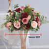 Guangqianfeng Deep Red & Pink Floral Wedding Arch Décor