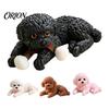 Decorative Puppy Statue Dog Stress Relief Toy with Anti-slip Mat, Squeeze for Decoration Car Dashboard Desktop Decor, Anti-Anxiety Pet Sensory