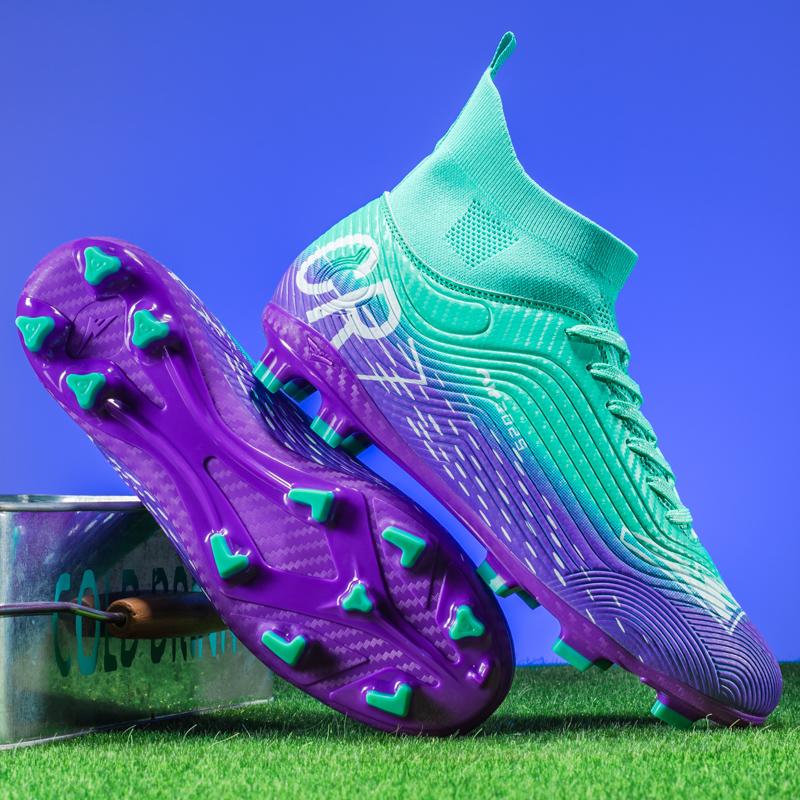 New Men Soccer Shoes Soft Ultralight Breathable Professional Sport Training Football Boots Unisex Grass Cleats Match Sneakers