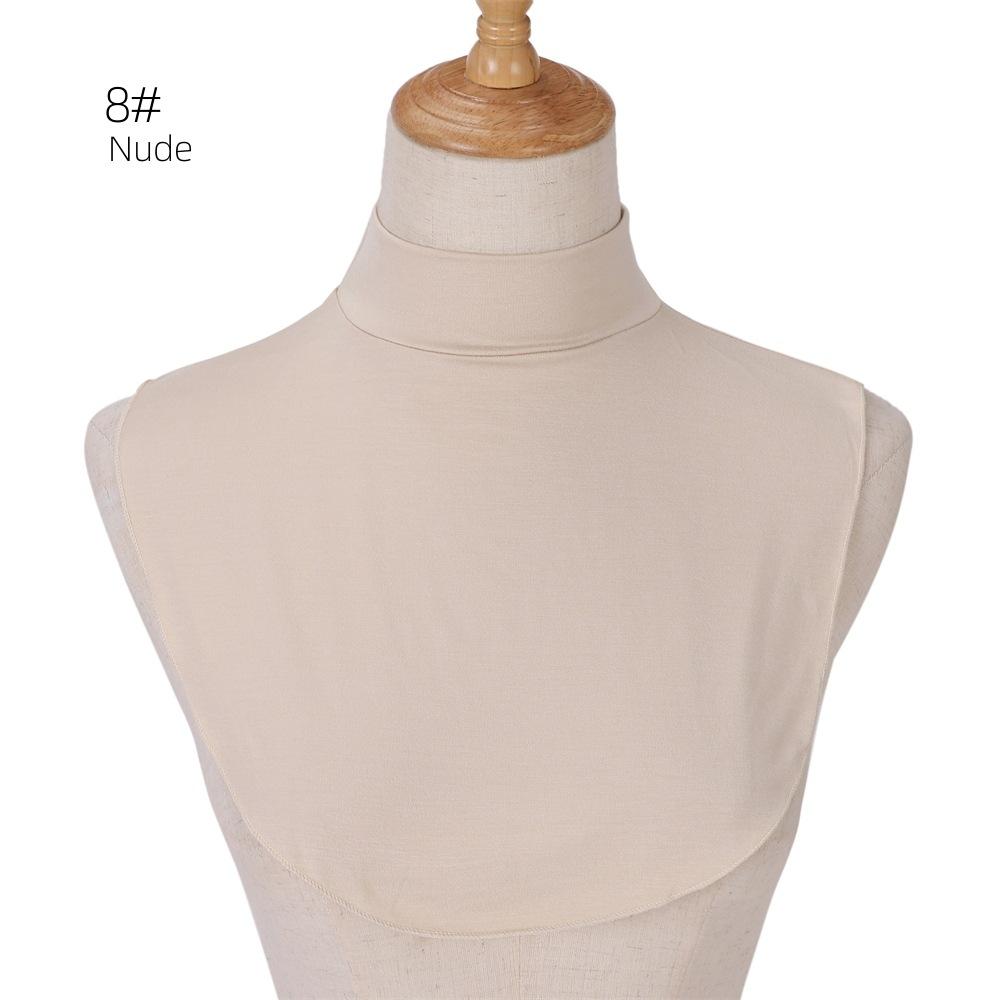 New Soft muslim women's neck cover modal jersey Full cover high neck turtle neck cover islamic clothing ladies clothes accessory
