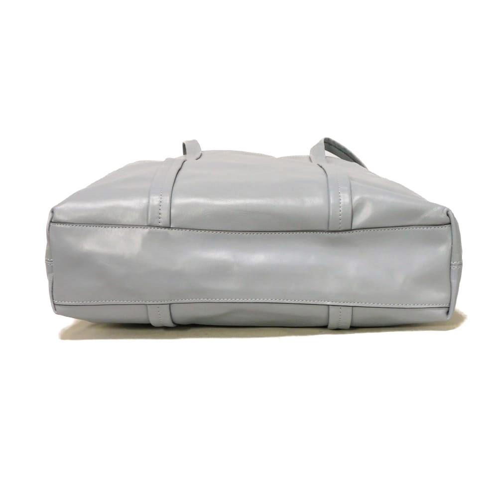 Used 9726 Hall Tote 33 CO840 7924 Current C Logo 2-Way Shoulder Bag C Mark Paperweight Leather Blue Gray Men's from