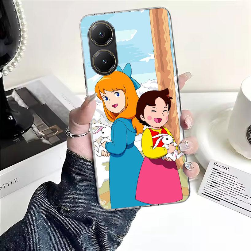 Heidi Cute Cartoon Soft Phone Case For Xiaomi Redmi 15C 15 13C 13 Poco X5 X6 X7 F7 Ultra M7 12C 12 10 10C 9C 9A 9T 9 Fundas Poco