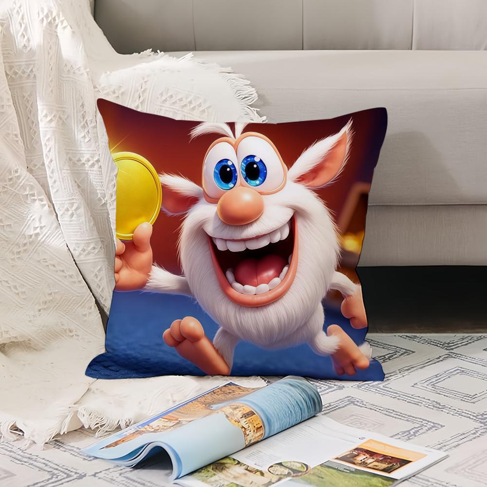 Cartoon Cute B-Booba  Pillow Case Office Cushions Suitable For Sofa Car Bedroom Decorative Cushion Cover