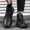 Wiosna Jesień Nowe Modne Męskie Trampki Retro Brytyjski Styl Wszechstronne Wysokie Casualowe Buty Outdoorowe Praca Ubrania Robocze Buty