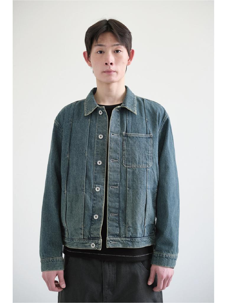 Hatchingroom Trucker Jacket Vintage Blue