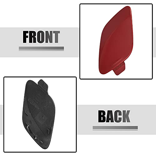 ACROPIX Car Front Right Bumper Tow Hook Eye Cap Cover Replacement Compatible with Volvo S60 Red 1pc