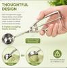 Ice Cream Stainless Steel Cookie Scoop with Trigger Stainless Steel Cookie Scoop for Baking Fruit Cookie Dough Cupcake