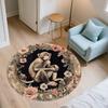 Koalas, Monkeys, Hamsters & Horses pattern round rug,Carpet Rug for Living Room Bedroom Playroom ,Non-slip Floor Mat,Holiday Gifts and Birthday Gifts.
