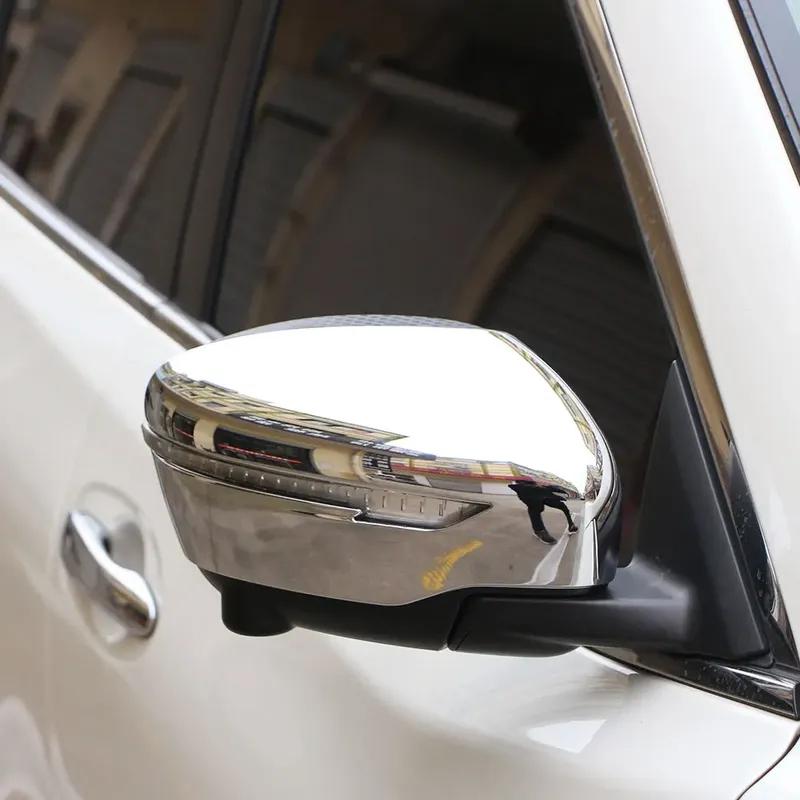For Nissan X-Trail Xtrail T32 Rogue 2014 -  Qashqai J11 2014 -  Rearview Mirror Cover Side Mirrors Sticker Accessories