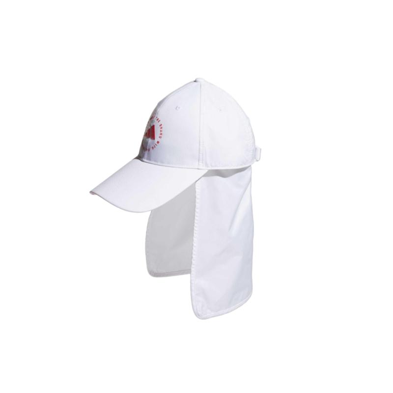 Adidas Recycled Polyester Taffeta Baseball Caps Women's White Adidas IK9748