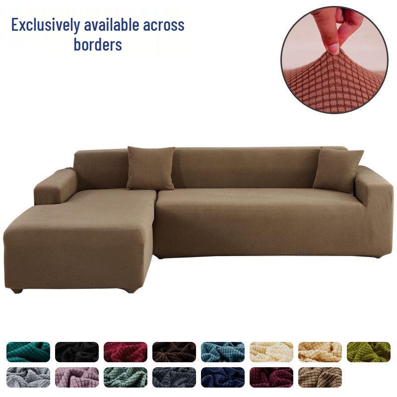 Universal Stretch Sofa Cover - Modern, Year-Round Fit for Chaise and Leather Sofas