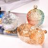 European Glass Candy Jar with Lid – Transparent Storage for Tea, Snacks, Seasonings, Candy, and Dried Fruit