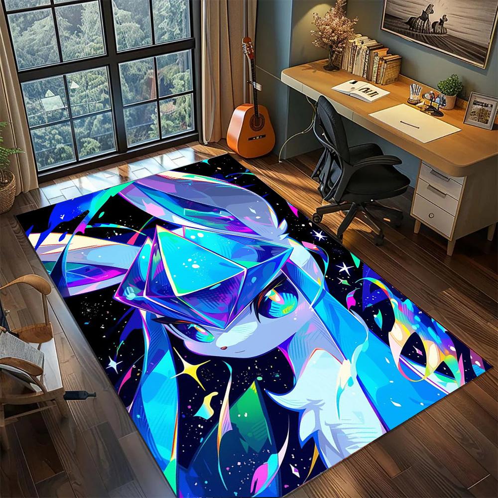 

Pokemon Non Slip Home Daily Carpet Rug, Washable Large Area Floor Mat Fashion Gamer Bedroom.-TING 60x90cm