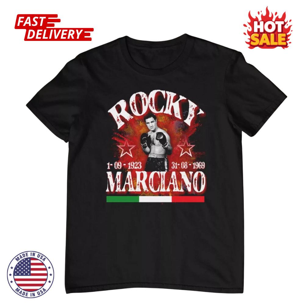 Rocky Marciano Inspired T-shirt Funny Gift For Lover Tee Shirt All Size S To 5XL Unisex T-Shirt XL