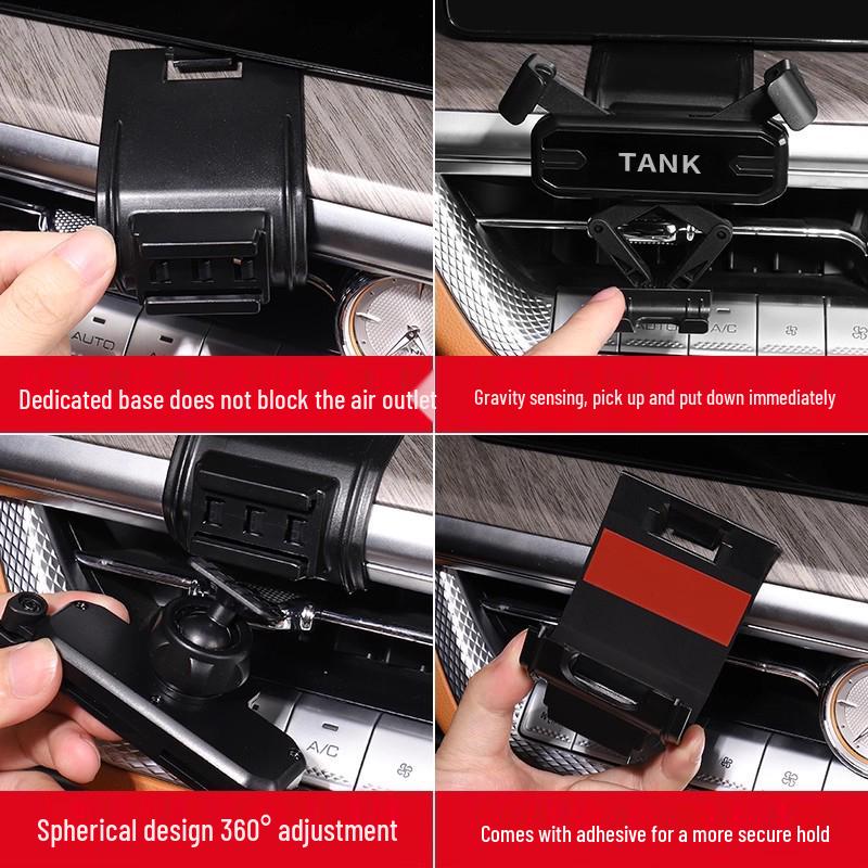 Tank 500 hi4z/hi4t Air Vent Phone Mount Clip for Interior Modification