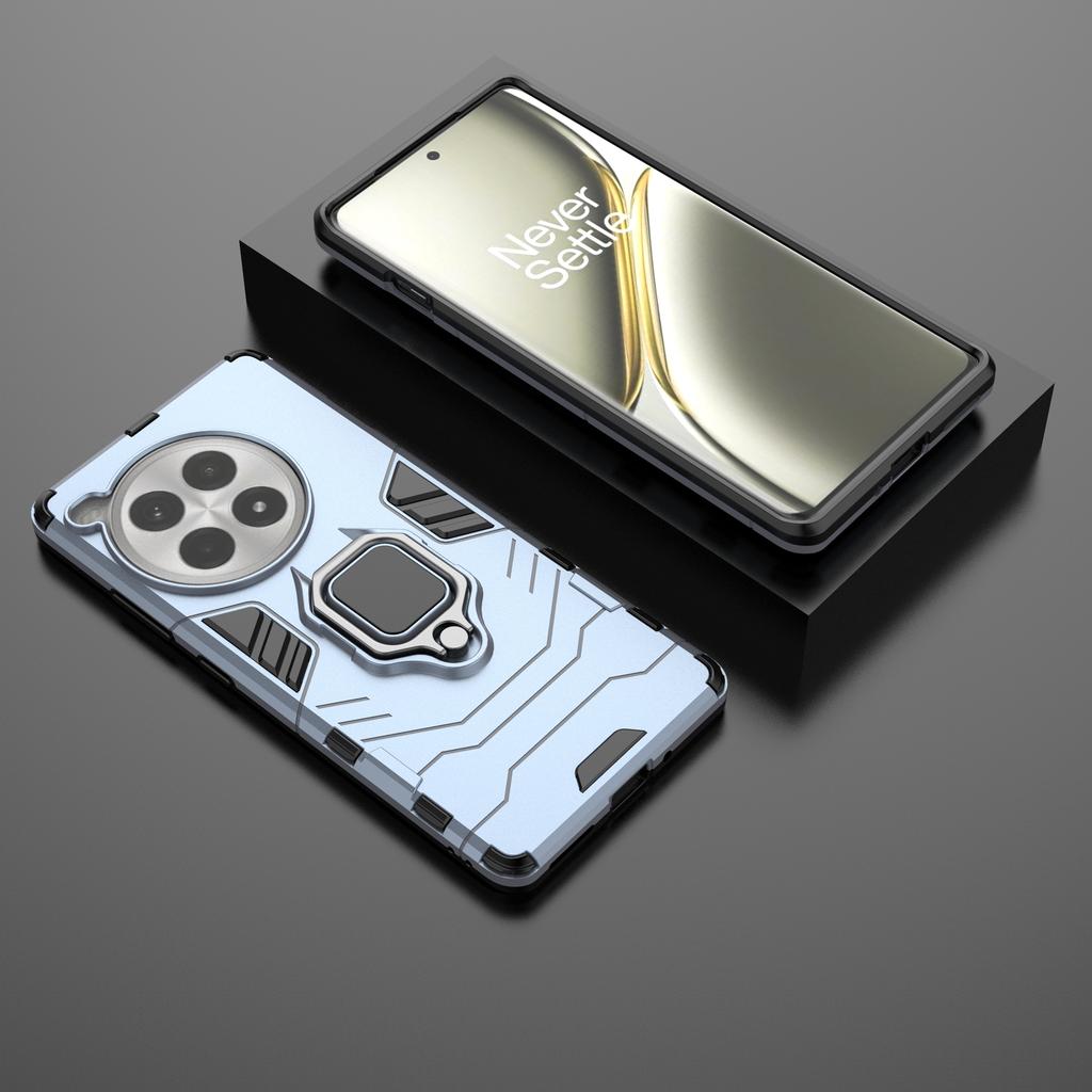 For OnePlus Ace 3 Pro 5G Case Ring Holder Kickstand Hybrid PC+TPU Phone Cover