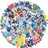 50 Anime Lilo & Stitch Cartoon Stickers - Waterproof, Removable Decals for Guitar, Skateboard, or Luggage Decor
