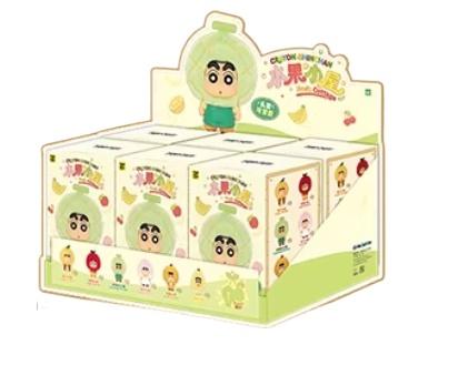 Top Toy Crayon Shinchan Fruit House Series Plush Doll Keychain Blind Box Desktop Ornament Cute Collectible Gift For Girls