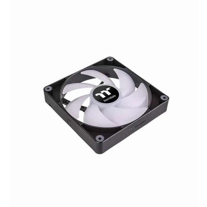 Ventilateur pc - thermaltake - ct120 argb - 500-2000 tr/min - 25,8 db - noir/blanc/vert