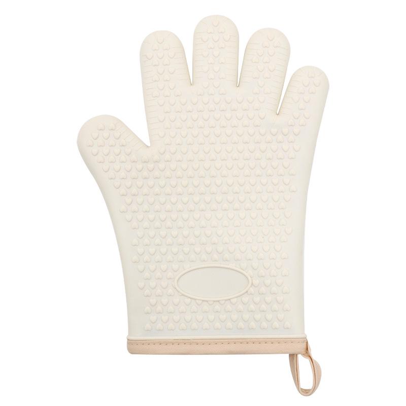 

Силиконовые термоприхватки в форме сердца: Хлопковая подкладка, термостойкий, пятипалый дизайн для готовки и выпечки. One Size