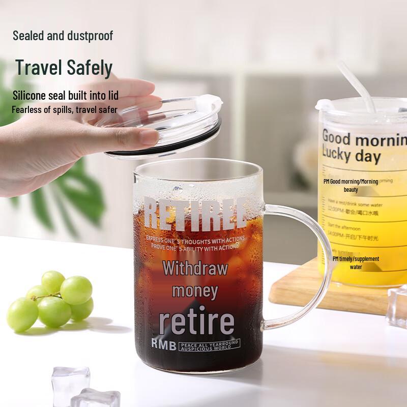 Baijie High Borosilicate Glass Mug
