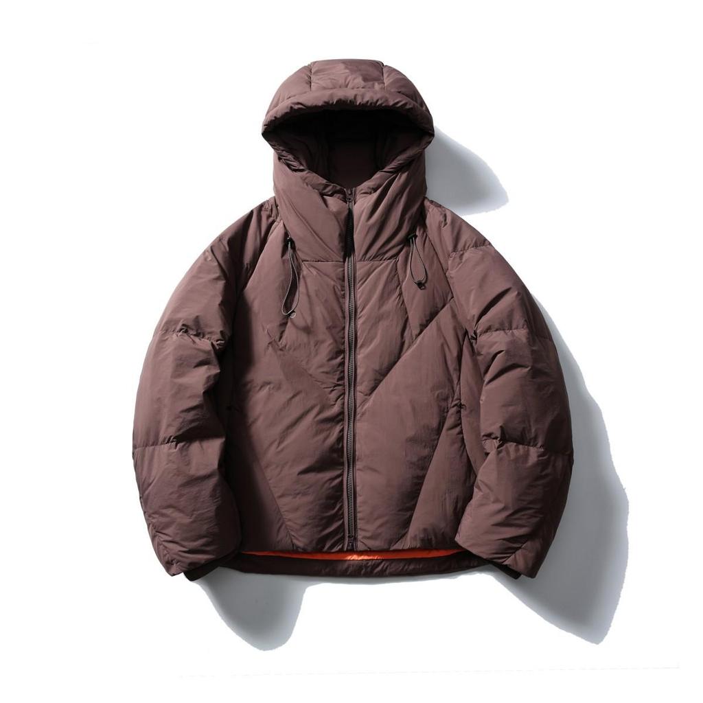 RUIIENRS X Black Armada 2025 Winter Raglan Sleeve Hooded Down Jacket MY6603