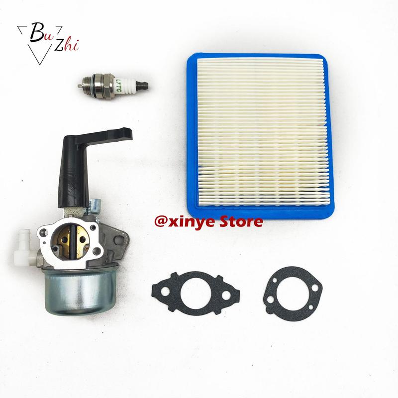 Карбюратор для Briggs & Stratton 696065 697422 110402 110412 215369 Двигатель культиватора Карбюратор с прокладкой и плоским воздушным фильтром-картриджем