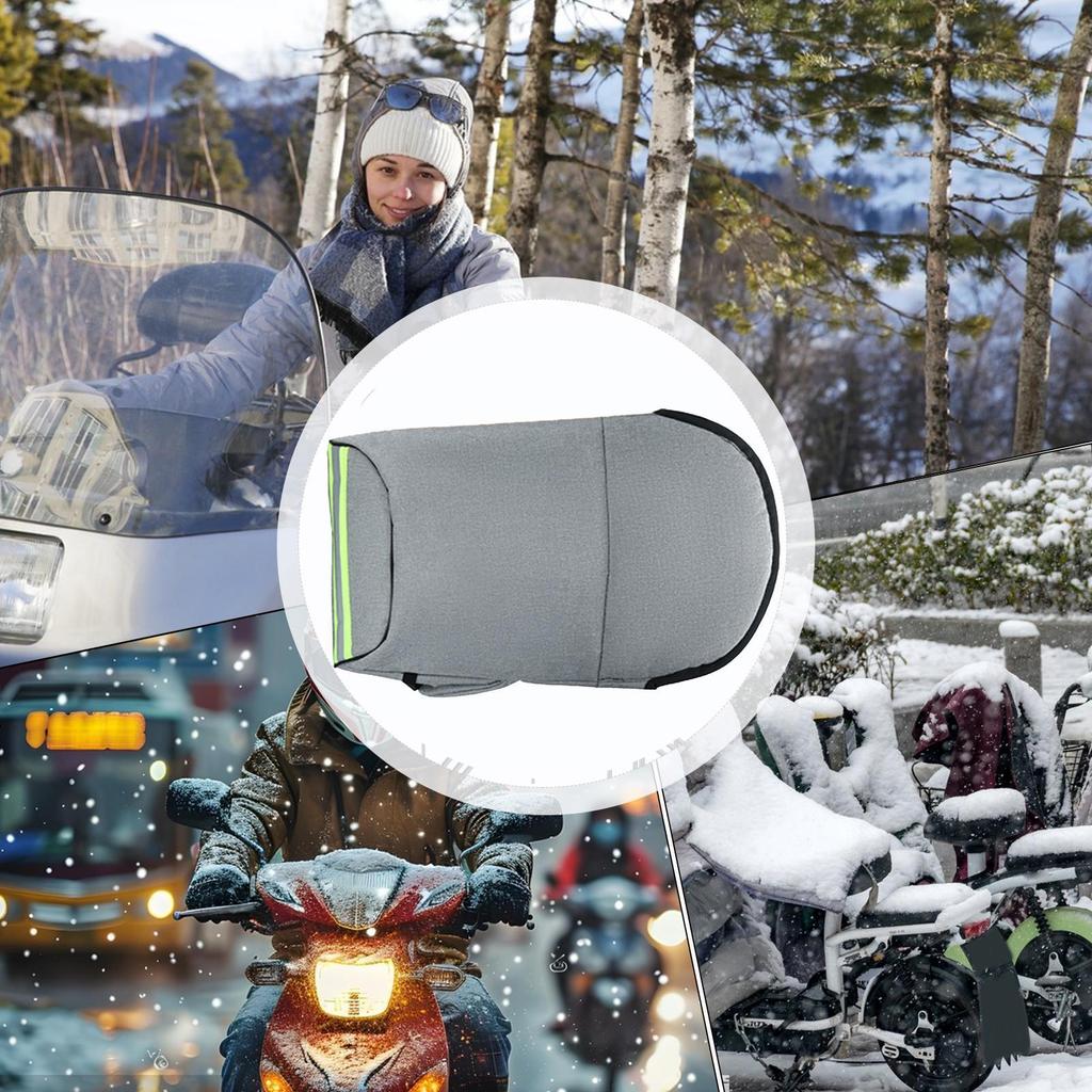 Motorcycle Handlebar Muffs Waterproof Comfortable Gloves Motorcycle Warm Gloves Hand Warmers For Women Winter Cold Weather Daily