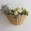 Woven Wall Hanging Basket Bin Multifunctional Toys Home Magazines Fruits Holder Storage for Cabinet
