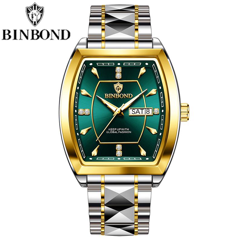 Leichter Luxus Neue Damen Herrenuhr Business Stahlband Wasserdicht Kalender Damen Mode Quarz Armbanduhren Geschenk