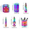 Weatherproof Aluminum Alloy Cycling Tire Valves Cap Corrosion Resistant Valves Cover Premium Finishing Impacts Resistant
